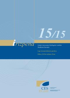 15/15 Irizpena Euskal Autonomia Erkidegoko Lanbide Heziketari buruzko Lege Aurreproiektuaren gainekoa.